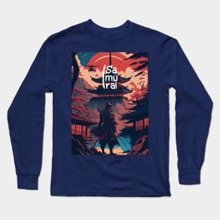 Futuristic Samurai: A Journey Through Time and Tradition Long Sleeve T-Shirt